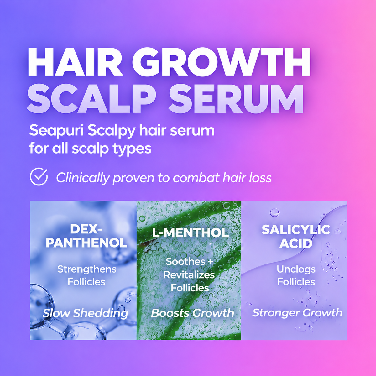 Seapuri™ Daily Scalp Serum by SelfSerum